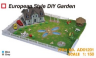 “巴黎春天”欧式花园别墅模型