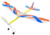 “轻骑士”橡筋动力滑翔机(闪电图案)