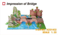 “印象桥梁”创意场景模型